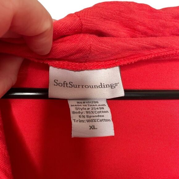 |EUC| SOFT SURROUNDINGS Cowl Neck Long Sleeve Tunic - Picture 5 of 5